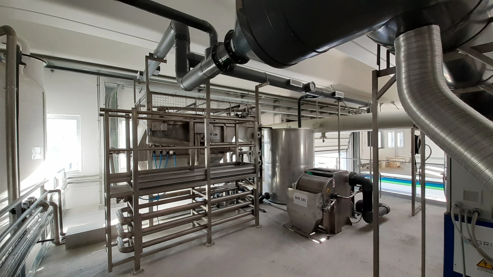 impianto di gestione acque coms