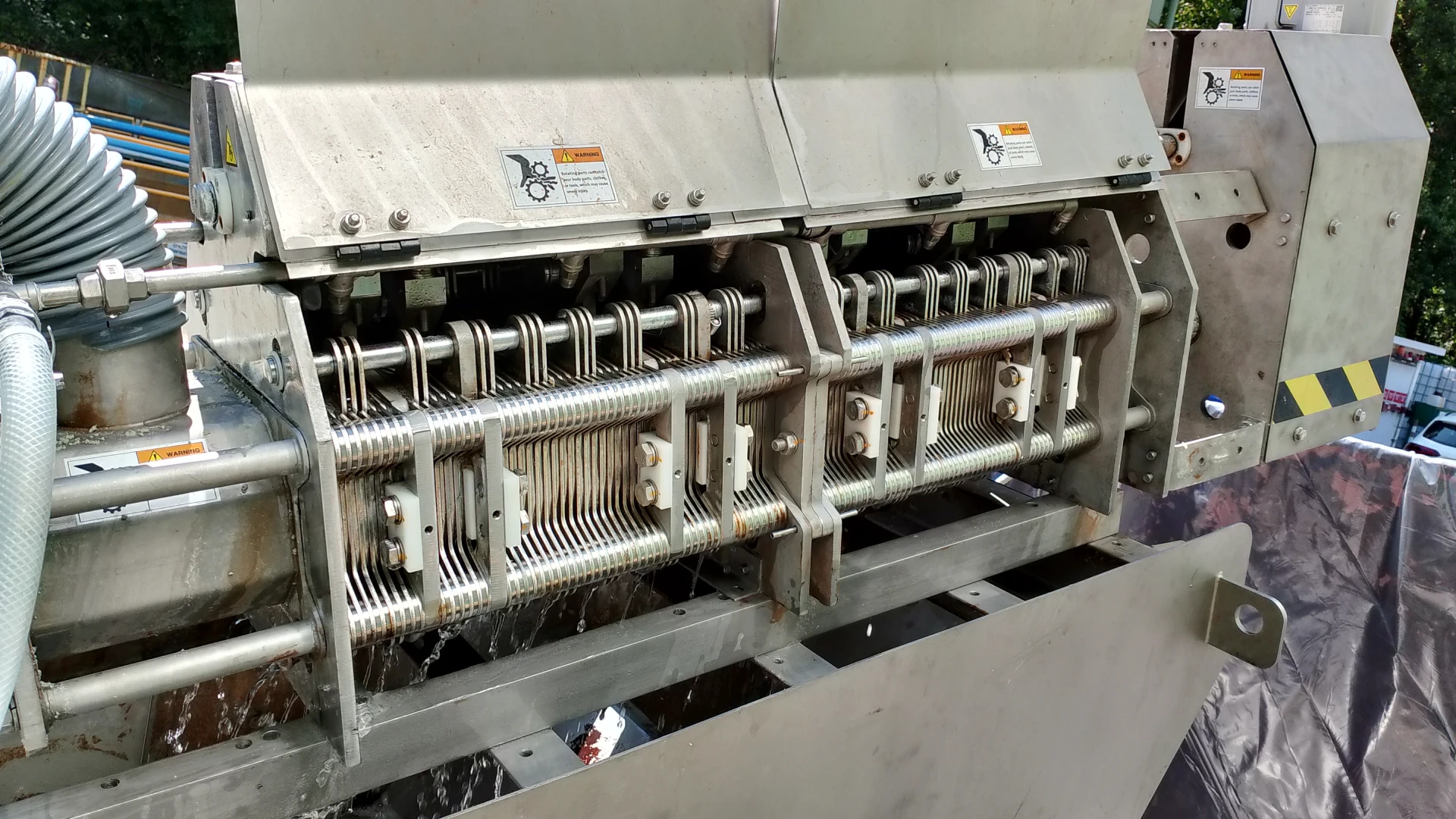 impianto disidratazione fanghi