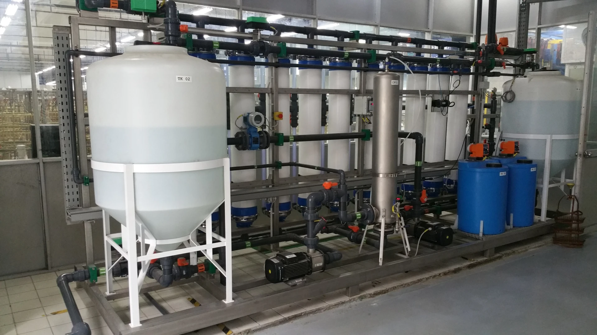 impianto trattamento acque industriali simpec