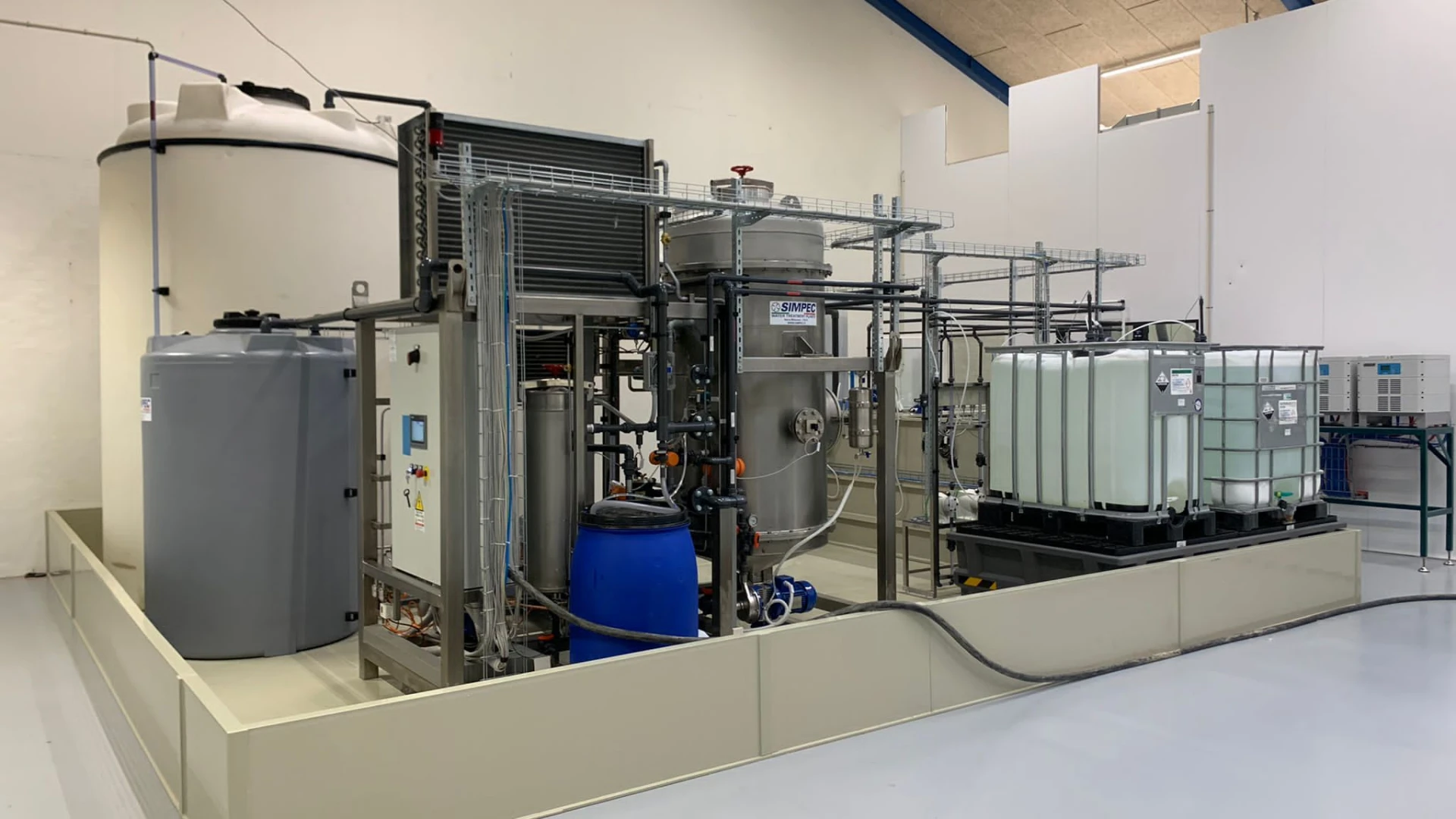 impianto trattamento acque industriali simpec