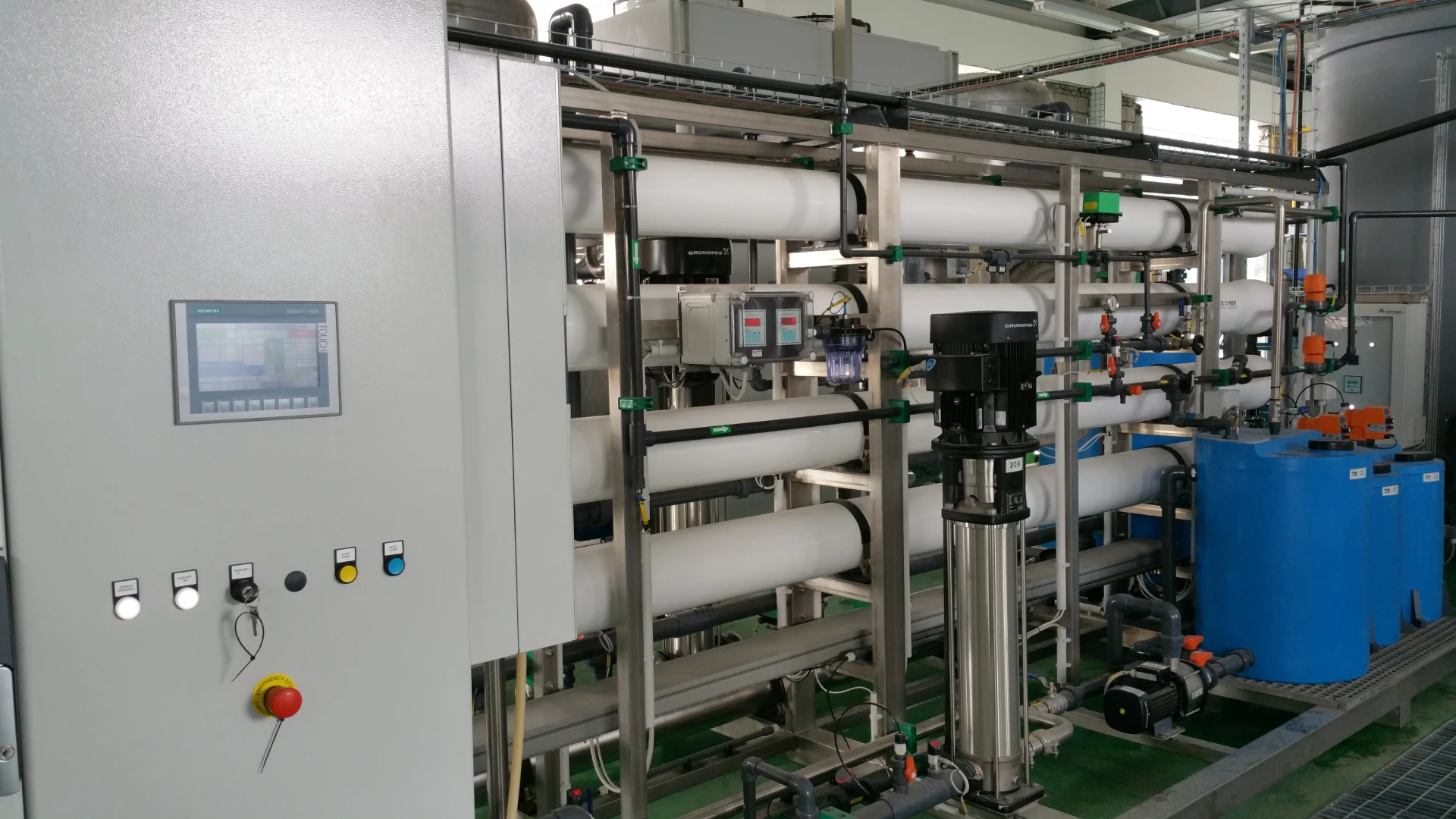 quadro comando impianto trattamento acque industriali