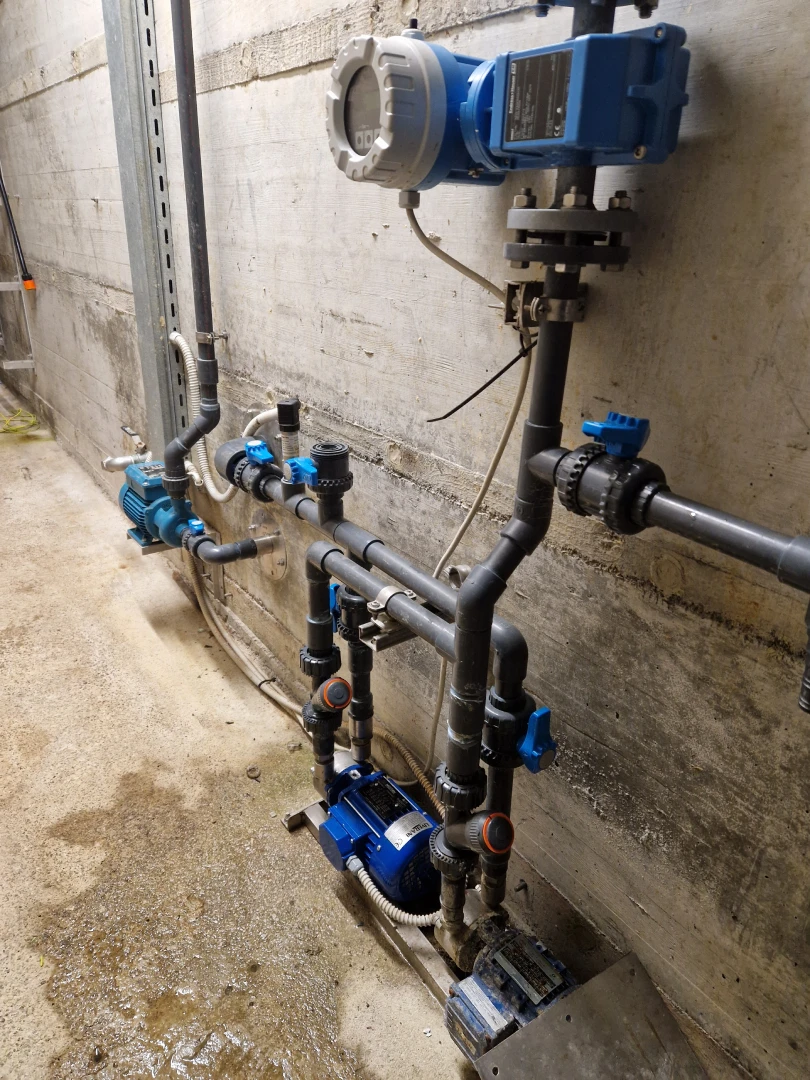 tubazioni impianto acque cid slovenia